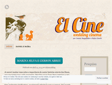 Tablet Screenshot of elcinewedding.wordpress.com