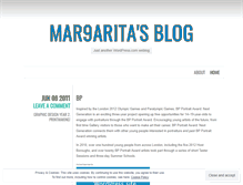 Tablet Screenshot of mar9arita.wordpress.com