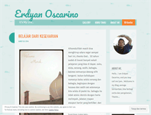 Tablet Screenshot of erdyan.wordpress.com