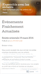 Mobile Screenshot of ensembleaveclesenfants.wordpress.com