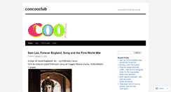 Desktop Screenshot of coocooclub.wordpress.com