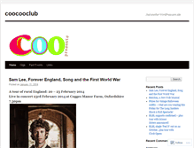 Tablet Screenshot of coocooclub.wordpress.com