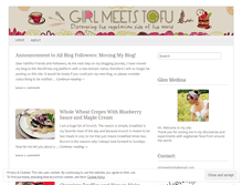 Tablet Screenshot of girlmeetstofu.wordpress.com