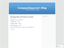 Tablet Screenshot of ceospacebayarea.wordpress.com