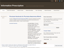 Tablet Screenshot of informationrx.wordpress.com