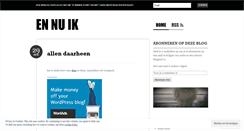 Desktop Screenshot of ennuik.wordpress.com