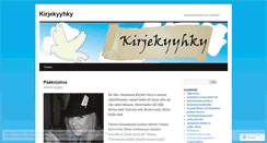 Desktop Screenshot of kirjekyyhky.wordpress.com