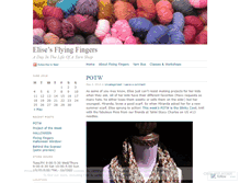 Tablet Screenshot of flyingfingers.wordpress.com