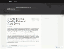 Tablet Screenshot of gfxcasa.wordpress.com