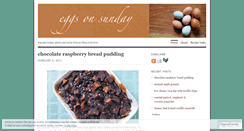 Desktop Screenshot of eggsonsunday.wordpress.com