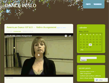 Tablet Screenshot of danceslo.wordpress.com