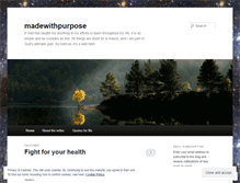 Tablet Screenshot of madewithpurpose.wordpress.com