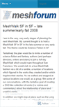 Mobile Screenshot of meshwalk.wordpress.com
