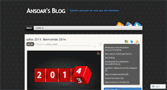 Desktop Screenshot of ansoar.wordpress.com