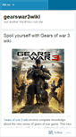 Mobile Screenshot of gearswar3wiki.wordpress.com