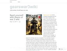 Tablet Screenshot of gearswar3wiki.wordpress.com