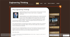 Desktop Screenshot of engineeringthinking.wordpress.com