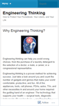 Mobile Screenshot of engineeringthinking.wordpress.com