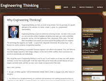 Tablet Screenshot of engineeringthinking.wordpress.com
