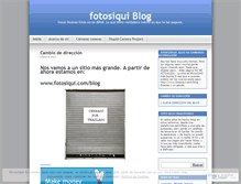 Tablet Screenshot of fotosiqui.wordpress.com