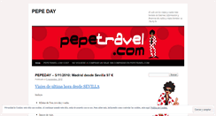 Desktop Screenshot of pepeday.wordpress.com