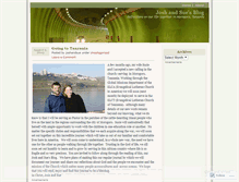 Tablet Screenshot of joshandsue.wordpress.com
