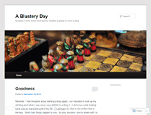 Tablet Screenshot of blusteryday.wordpress.com