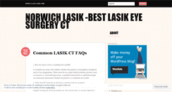 Desktop Screenshot of lasikconnecticut.wordpress.com