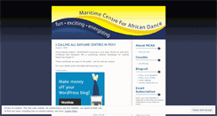 Desktop Screenshot of mcafricandance.wordpress.com