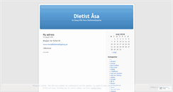 Desktop Screenshot of dietistasa.wordpress.com