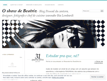 Tablet Screenshot of oshowdebeatriz.wordpress.com