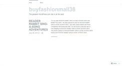 Desktop Screenshot of buyfashionmall38.wordpress.com