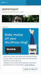 Mobile Screenshot of ipekersayan.wordpress.com