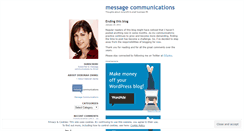 Desktop Screenshot of messagecom.wordpress.com