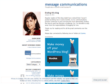 Tablet Screenshot of messagecom.wordpress.com