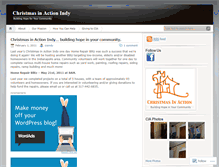 Tablet Screenshot of christmasinactionindy.wordpress.com