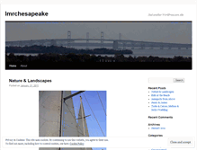 Tablet Screenshot of lmrchesapeake.wordpress.com