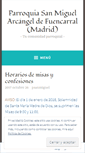Mobile Screenshot of parroquiasanmiguel.wordpress.com
