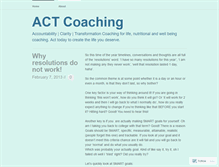 Tablet Screenshot of actcoaching.wordpress.com