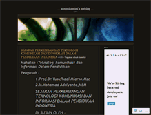 Tablet Screenshot of antonilamini.wordpress.com