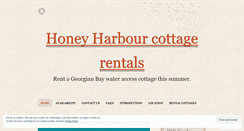 Desktop Screenshot of honeyharbour.wordpress.com