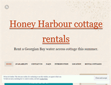 Tablet Screenshot of honeyharbour.wordpress.com