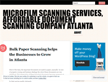 Tablet Screenshot of microfilmscanningservices.wordpress.com