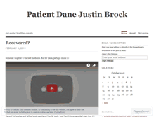 Tablet Screenshot of brockfam.wordpress.com