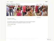 Tablet Screenshot of fiestafiestafiesta.wordpress.com