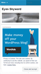 Mobile Screenshot of eyesskyward.wordpress.com