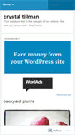 Mobile Screenshot of crystaltillman.wordpress.com
