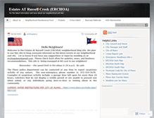 Tablet Screenshot of erchoaplano.wordpress.com