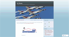 Desktop Screenshot of airshows.wordpress.com