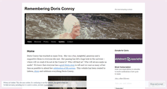Desktop Screenshot of dorisconroy.wordpress.com